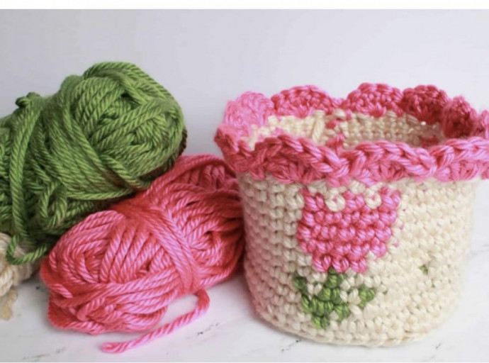 Easy Spring Tulip Basket