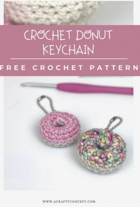 Create Your Own Delightful Donut Keychain: A Fun and Easy Crochet Tutorial Create Your Own Delightful Donut Keychain: A Fun and Easy Crochet Tutorial