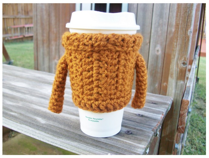 Cute Sweater Coffee Cozy Cute Sweater Coffee Cozy