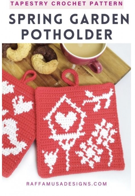 Spring Garden Potholder