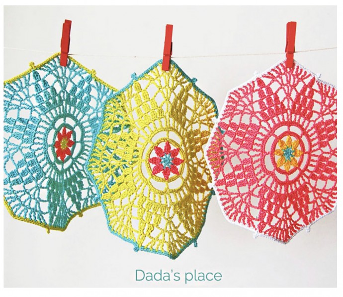 Make a Colorful Doily