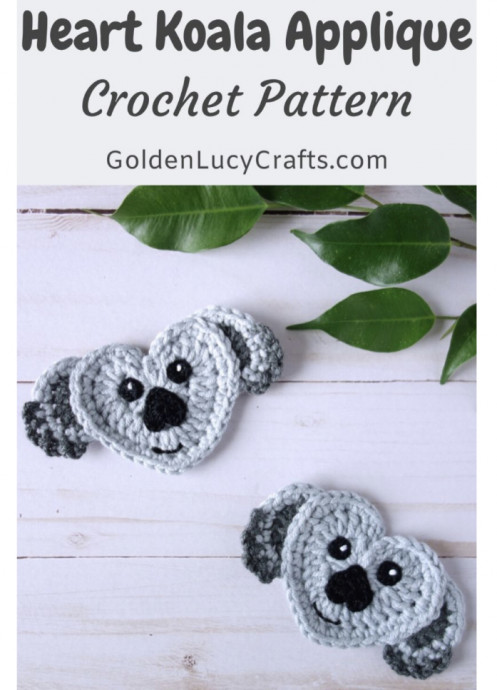 DIY Crochet Koala Appliqué DIY Crochet Koala Appliqué
