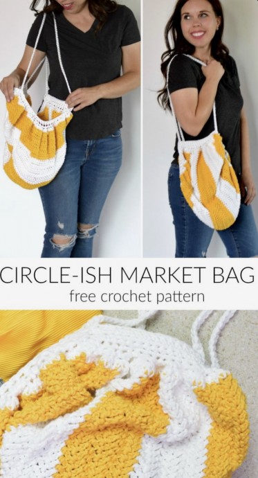 Create Your Own Stylish Circle-Ish Market Bag: Easy Crochet Tutorial Create Your Own Stylish Circle-Ish Market Bag: Easy Crochet Tutorial