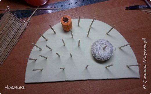 How to make thread holder