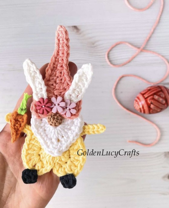 Crochet Easter Gnome