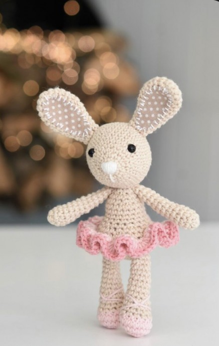 Cute Amigurumi Ballerina Bunny