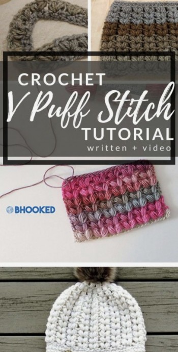 DIY V Puff Stitch