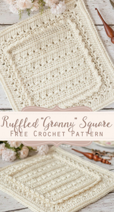 DIY Primrose and Proper Ruffled Granny Square