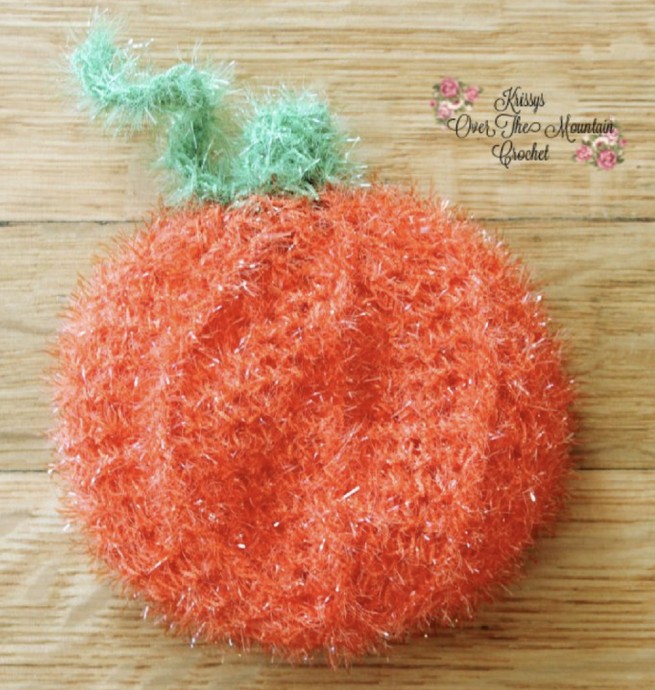 DIY Pumpkin Pot Scrubber