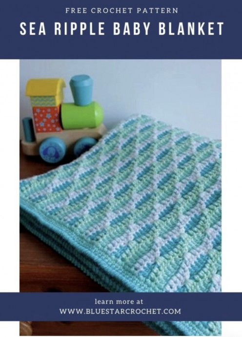 How To Crochet A Ripple Baby Blanket