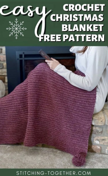 Create Your Own Cozy Christmas Blanket with This Simple Crochet Pattern Create Your Own Cozy Christmas Blanket with This Simple Crochet Pattern
