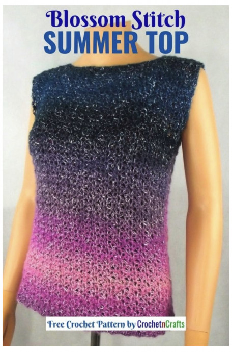 Get Creative with This Free Crochet Blossom Summer Top Pattern Tutorial Get Creative with This Free Crochet Blossom Summer Top Pattern Tutorial