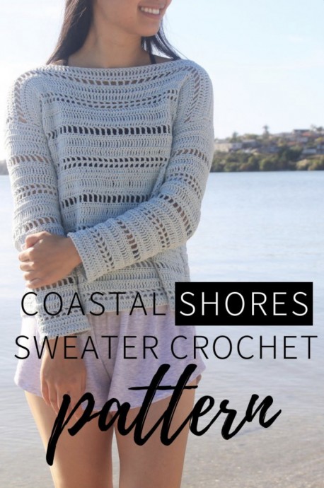 Beautiful Coastal Shores Sweater