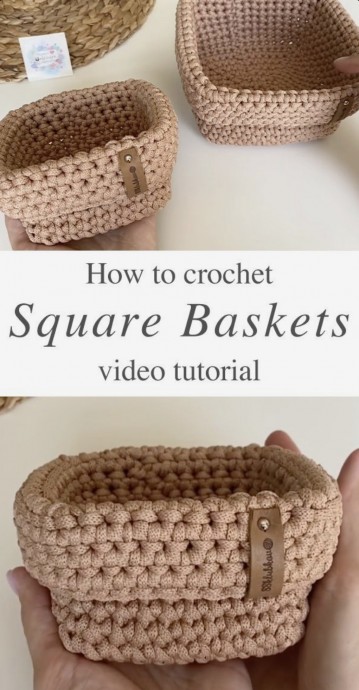Create a Stylish and Functional Square Basket with Easy Crochet Techniques Create a Stylish and Functional Square Basket with Easy Crochet Techniques