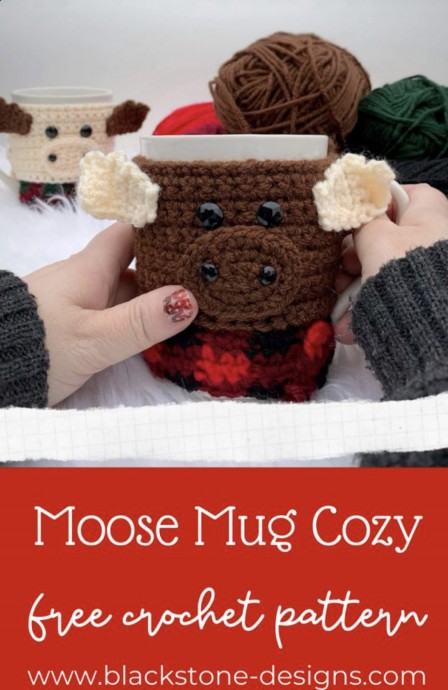 DIY Moose Mug Cozy