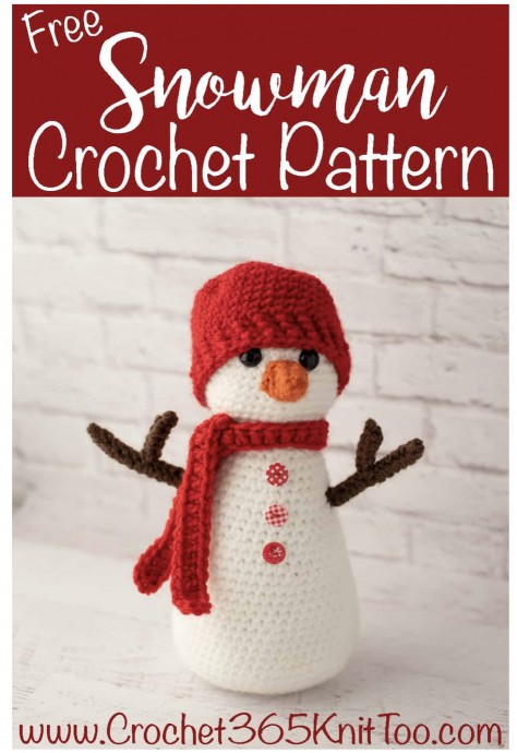 DIY Crochet Snowman