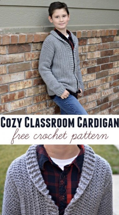 Cozy and Stylish Classroom Cardigan Tutorial: Crochet Your Own Cozy and Stylish Classroom Cardigan Tutorial: Crochet Your Own
