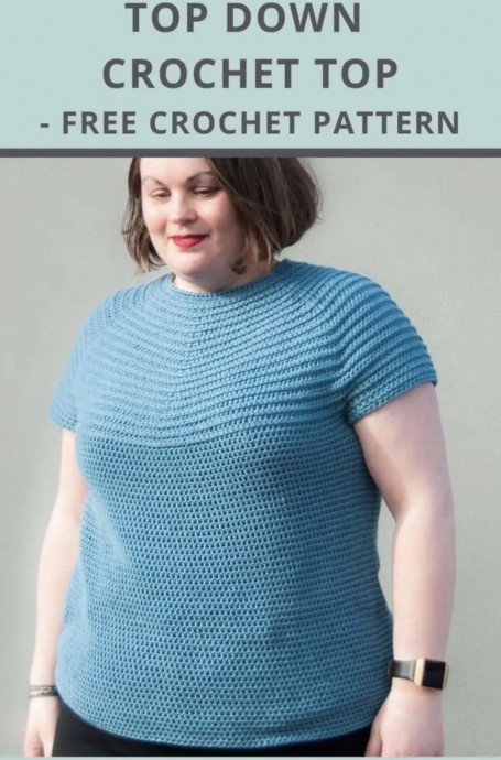 Create Your Stunning Top Down Crochet Top: A Guide to Simple Yet Gorgeous Fashion Create Your Stunning Top Down Crochet Top: A Guide to Simple Yet Gorgeous Fashion