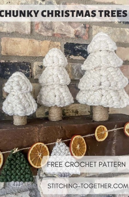 Make a Large Crochet Christmas Tree
