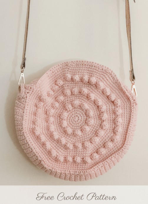 Make a Round Crochet Bag