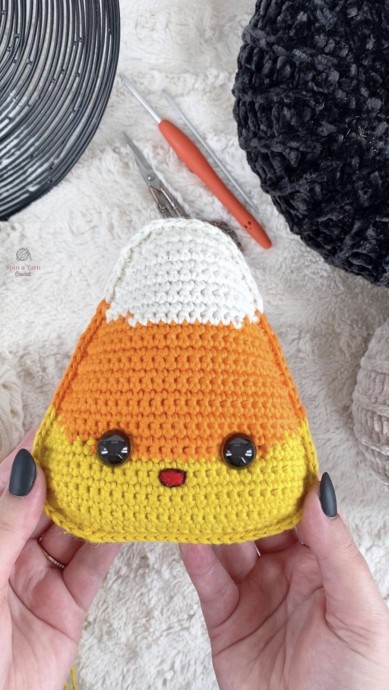 Create Festive Candy Corn Amigurumi for Halloween - A Fun and Easy DIY Project Create Festive Candy Corn Amigurumi for Halloween - A Fun and Easy DIY Project