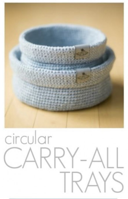 DIY Circular Carry-All Tray