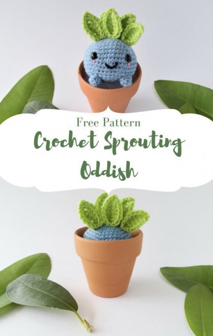 DIY Crochet Sprouting Oddish