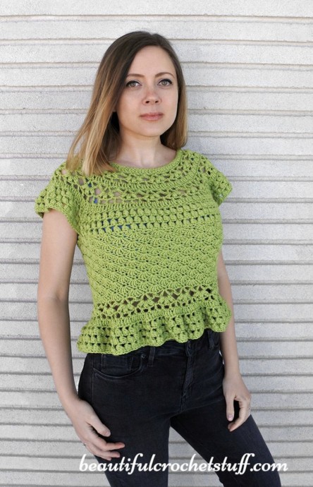 Crochet a Spring Blouse