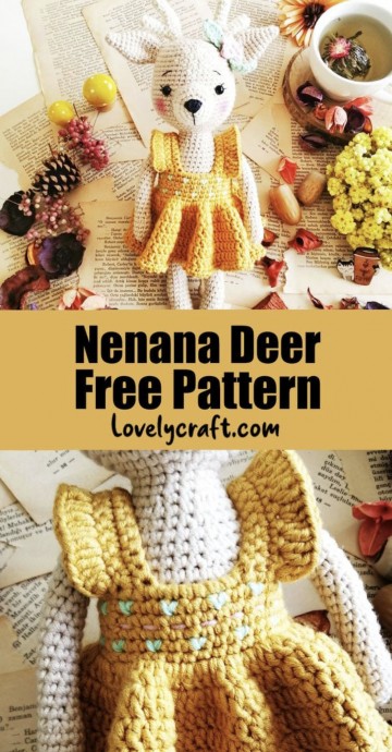 Cute Crochet Deer Nenana