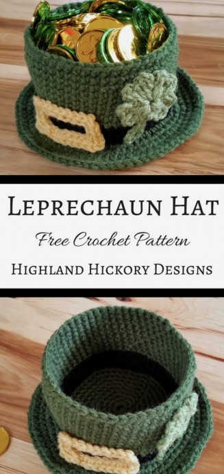 Create a Festive St. Patrick's Day Leprechaun Hat with This Free Crochet Pattern Tutorial Create a Festive St. Patrick's Day Leprechaun Hat with This Free Crochet Pattern Tutorial