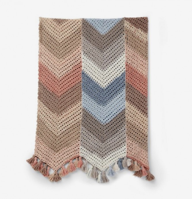 Chevron Stripes Blanket