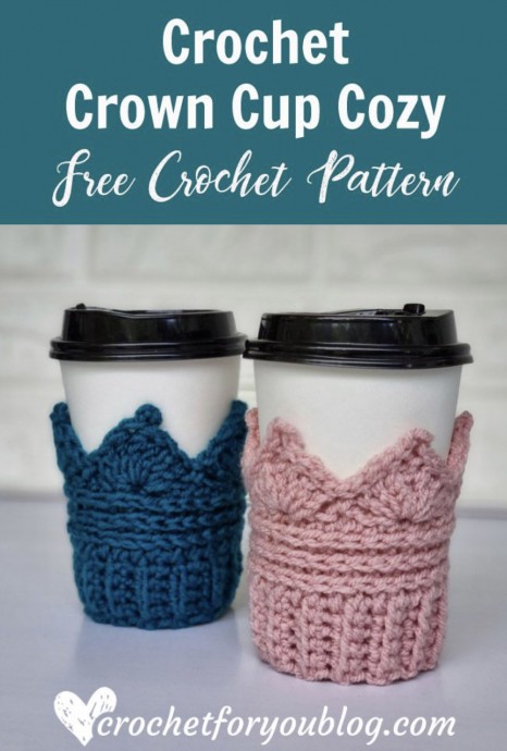 Crochet a Crown Cup Cozy