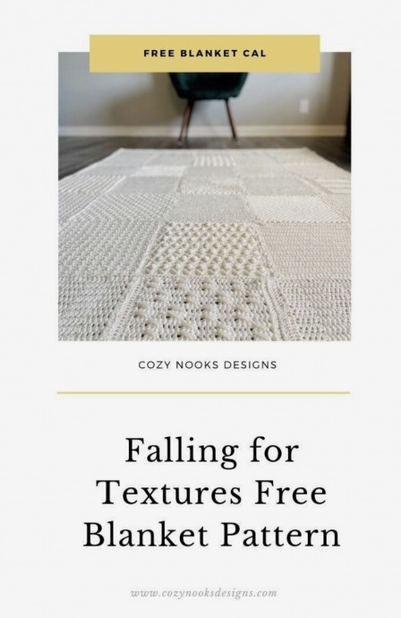DIY The Falling for Textures Blanket