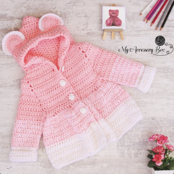Create a Trendy Baby Girl Cardigan with Our Free Crochet Pattern Create a Trendy Baby Girl Cardigan with Our Free Crochet Pattern