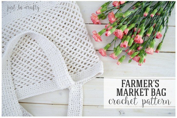 Super Easy Crochet Farmer’s Market Bag