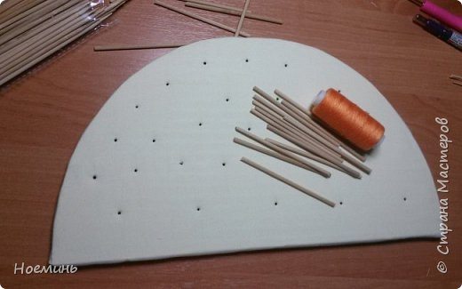 How to make thread holder