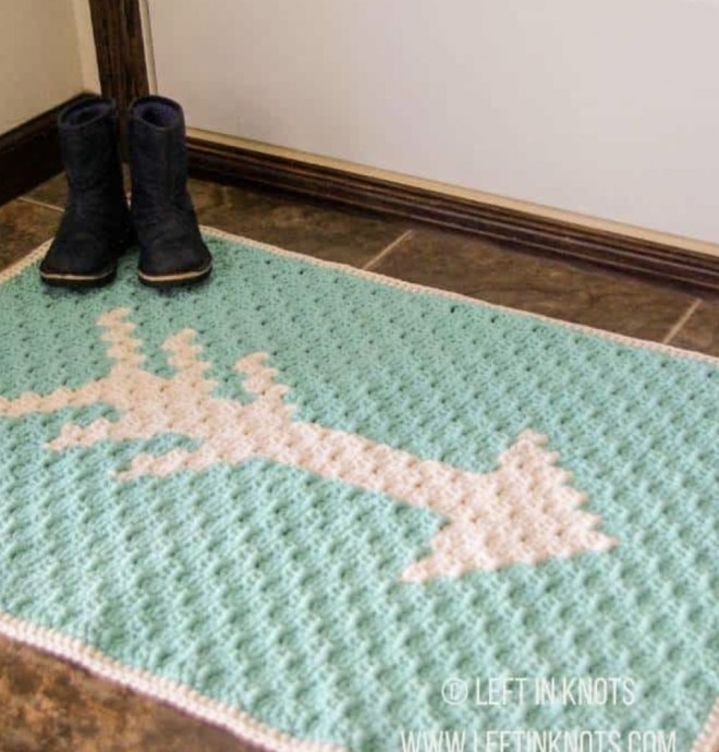 Create a Unique Arrow Print Crochet Rug for a Modern Home Decoration Create a Unique Arrow Print Crochet Rug for a Modern Home Decoration
