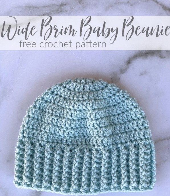 Make a Wide Brim Baby Hat
