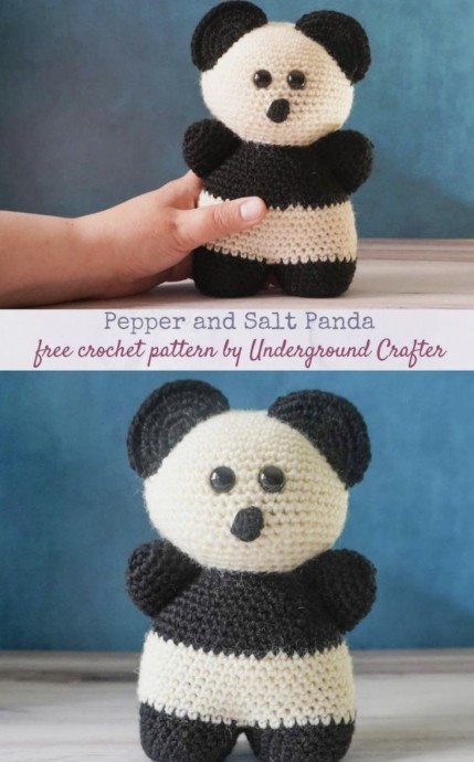 Create Adorable Pepper and Salt Panda: A Fun DIY Crochet Project for All Ages Create Adorable Pepper and Salt Panda: A Fun DIY Crochet Project for All Ages