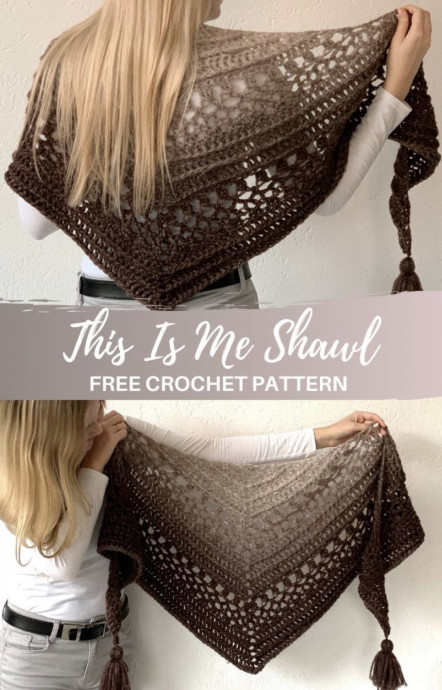 DIY Triangle Shawl DIY Triangle Shawl