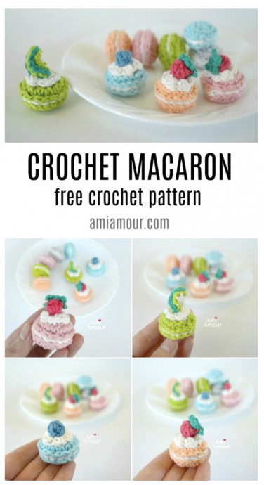 DIY Crochet Macaron