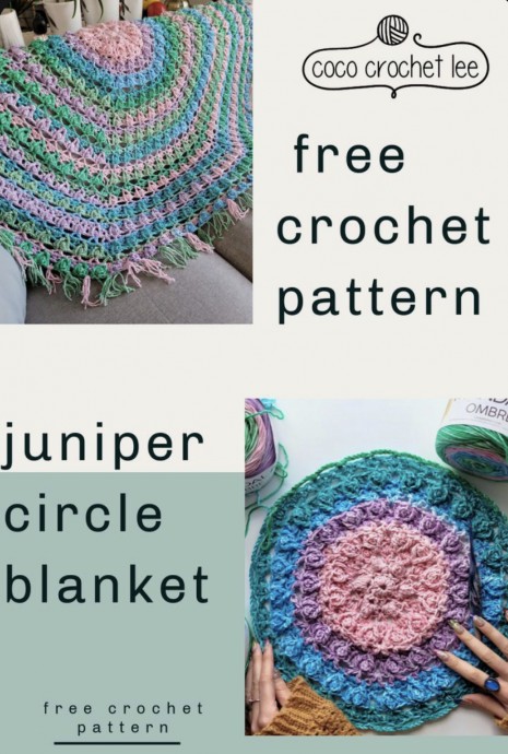 Colorful Circle Blanket