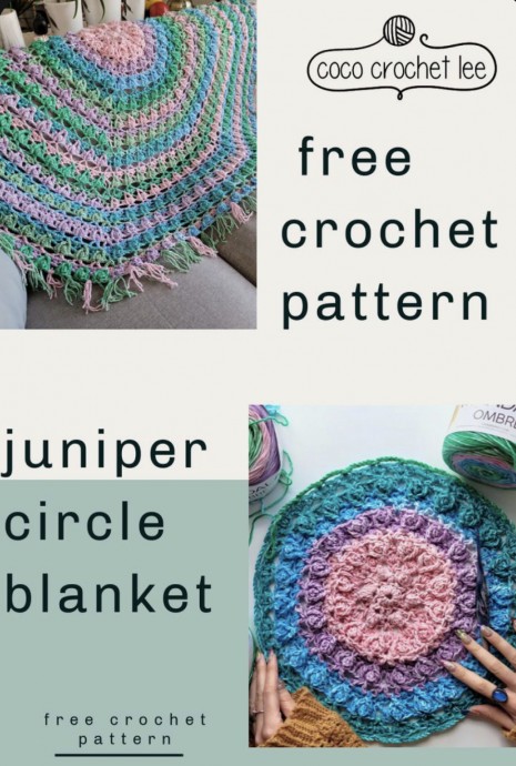 Transform Your Home with a Unique Juniper Circle Blanket - Free Crochet Guide Transform Your Home with a Unique Juniper Circle Blanket - Free Crochet Guide