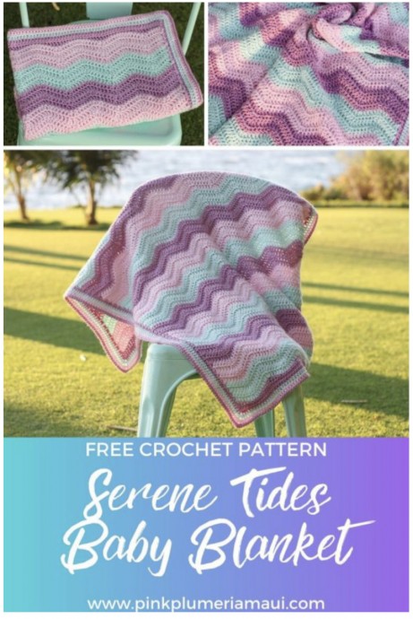 Create a Serene Tides Baby Blanket: A Cozy Gift for Baby Showers