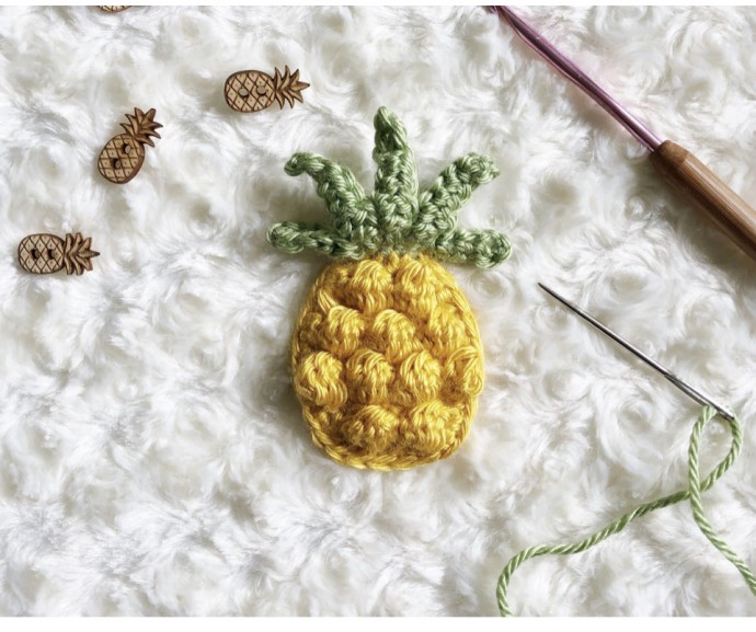Create Adorable Plush Pineapple Appliques with This Easy Crochet Tutorial Create Adorable Plush Pineapple Appliques with This Easy Crochet Tutorial