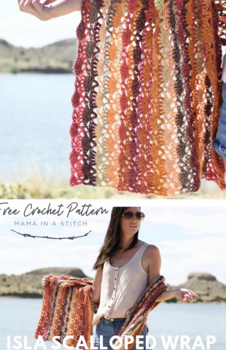 Create Your Own Beautiful Isla Scalloped Wrap: A Perfect Gift and DIY Project Create Your Own Beautiful Isla Scalloped Wrap: A Perfect Gift and DIY Project
