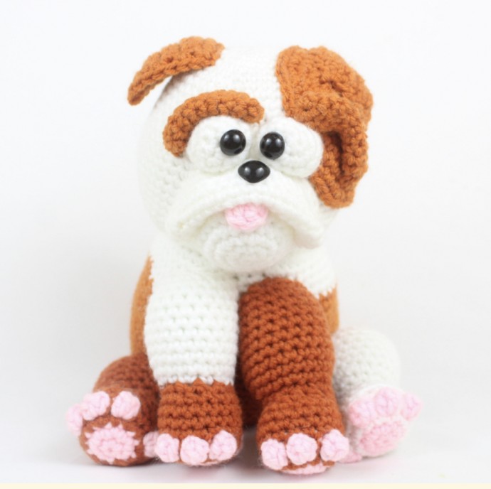 DIY Bulldog Amigurumi