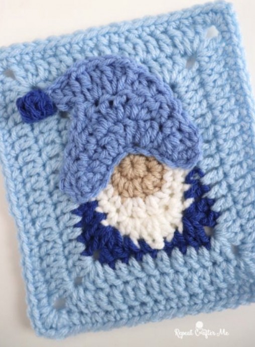 Create a Beautiful Gnome Granny Square with Easy Crochet Techniques Create a Beautiful Gnome Granny Square with Easy Crochet Techniques