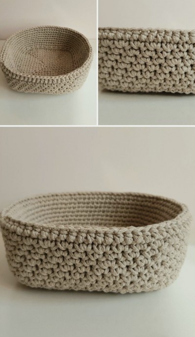 Create a Stylish Beige Square Basket: Step-by-Step Crochet Tutorial Create a Stylish Beige Square Basket: Step-by-Step Crochet Tutorial