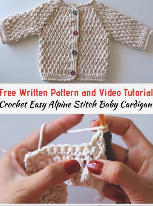 Create a Stunning Baby Cardigan with an Easy Alpine Pattern for Beginners Create a Stunning Baby Cardigan with an Easy Alpine Pattern for Beginners
